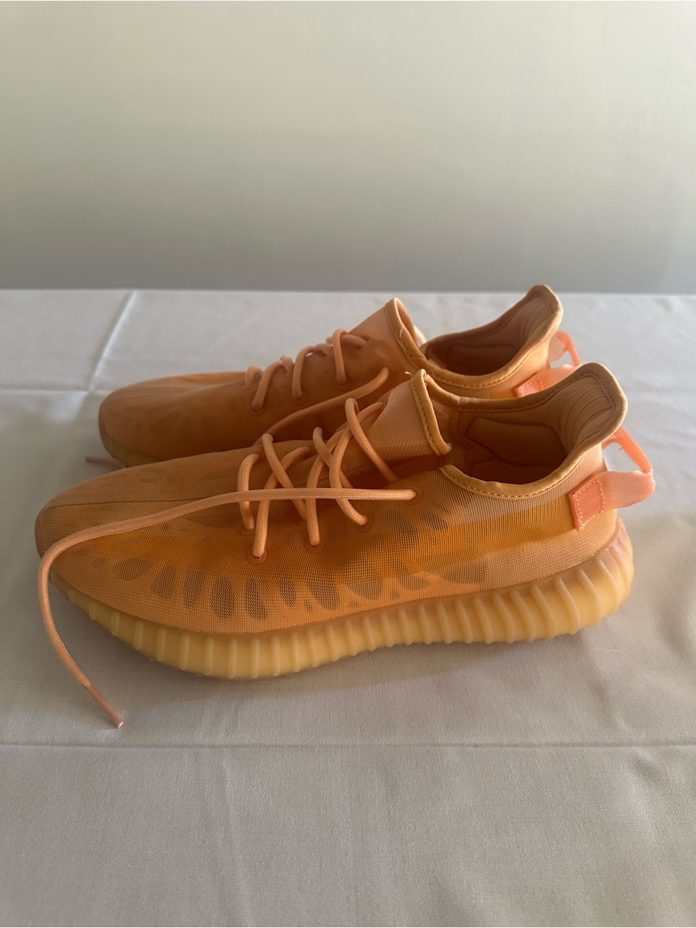 Yeezy Boost 350 V2 Orange/Peach Athletic Sneakers